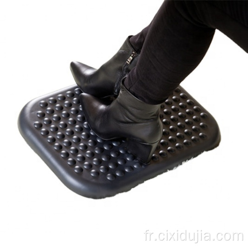 Repose-pieds de massage ergonomique en plastique réglable en métal